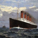 Lusitania painting
