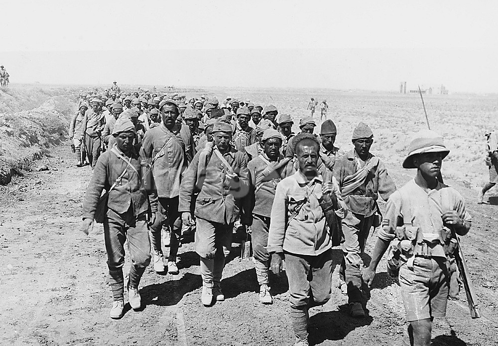 Turkish prisoners in World War 1