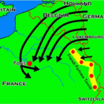 World War 1 German advance plan
